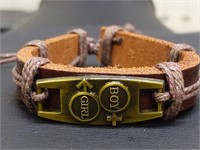 Leather bracelet