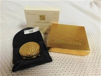 NEW IN BOX GOLDEN LOVE KNOT COMPACT LUCIDITY TRANS