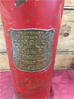 Vintage Simplex Fire Extinguisher