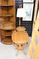 ROXTON TABLE/FLOOR LAMP AND LAMP BASE TABLE