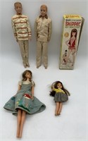 5 Dolls,Barbie,Ken,Skipper,others