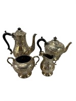 Regent goldsmiths silversmiths tea coffee set