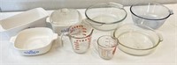 Corningware, Pyrex Bowls, Measure Cups