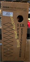 FEMA 5LB Fire Extinguisher - New In Box