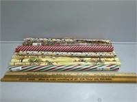 Wrapping Paper, Wooden Rulers (3)