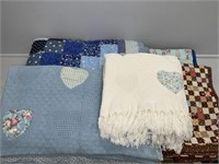 Handmade quilts and Afghans