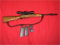 Ruger Mini 14 .223 180 Model w/ 4 Clips