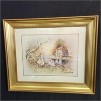 Andres Orpinas print, matted & framed