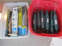 820) 2 totes assorted stock shocks - new & old