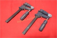 6" Bar Clamps 2pc lot