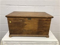 Small Softwood Dovetailed Blanket Chest