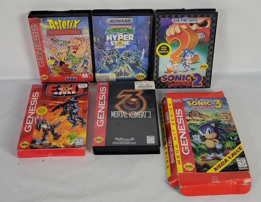 Empty Boxes/ Cases For Genesis Games