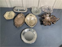 Metal and Glass dishes