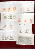 CANADA MNH 1970s CARICATURES TAGGING VARIETIES