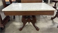 Victorian Style Italian Marble Table.