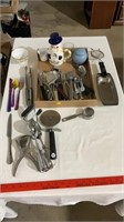 Vintage hand mixer, kitchen utensils, decorative