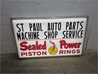 St Paul Auto Parts Lighted Sign 60"36"7"