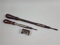 Butt mortise gauge and Yankee screwdrivers