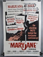 Maryjane 1968 Fabian Linen Backed Movie Poster