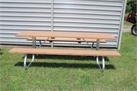 8' picnic table 28" wide and 29"H