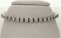 $ 13,480 5.75 Ct Diamond Tennis Bracelet 14 Kt