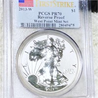 2013-W Silver Eagle PCGS - PR70 REV PR