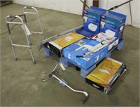 Assorted Medical Equipment - Shower, Walker,