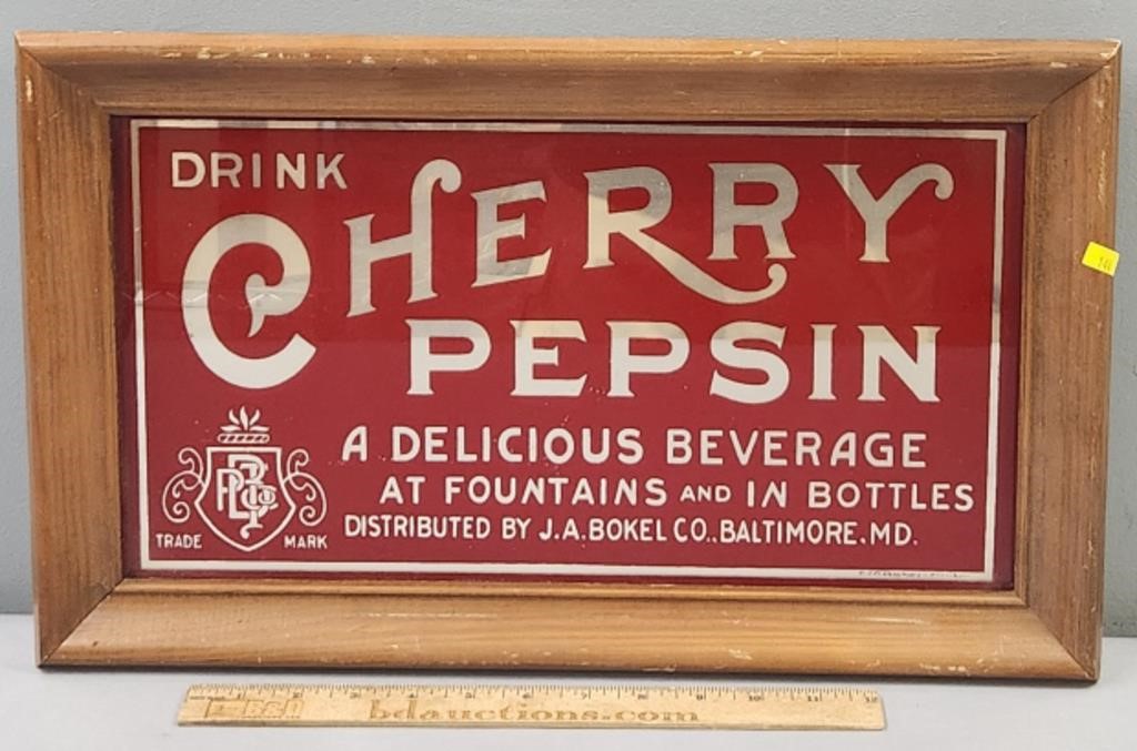 Cherry Pepsin Baltimore MD Advertising Sign