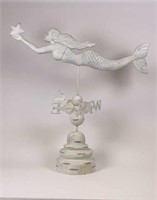 Contemporary mermaid weathervane