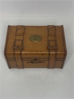Miniature Carved Wooden Box