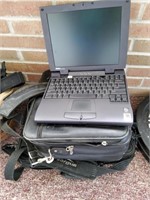 Dell computer and bags