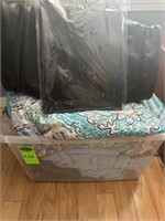 Tote of Asst Blankets - Unknown Sizes