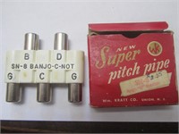 Vtg. Super Pitch Pipe-Wm. Kratt Co.