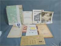 Military Paperwork Maps and Books