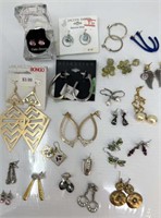 Collection of pierced earrings