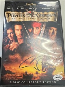 Johnny Depp Signed Movie Cover with COA