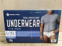 Size L/Xl Mens depends 84 ct