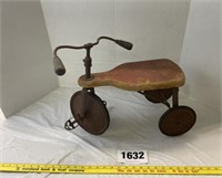 Vintage Wood/Metal Tricycle,