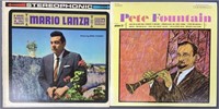 Mario Lanza & Pete Fountain Vinyl LP Albums