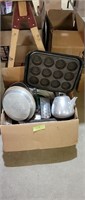 Box of Assorted Cookware