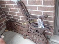 Wrought Iron Bench (frame only)