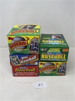 5 Boxes of Baseball Cards