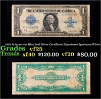 1923 Speelman/White $1 large size Blue Seal Silver