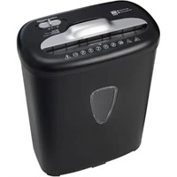 8-Sheet cross cut paper and credit card shredder