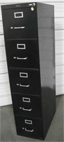 62" Tall Anderson Hickey 5 Drawer File Cabinet