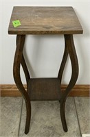 14” X 14” X 31” Oak stand table