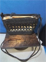 Black and gold lady's purse
