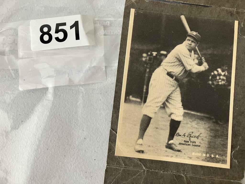 BABE RUTH, MR. PEANUT & MORE INTERESTING COLLECTIBLES