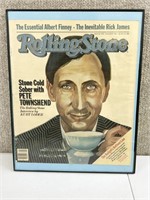 Rolling Stone Framed Magazine - 1982