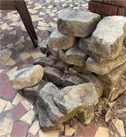 Pile of landscaping stones & pavers, at least 20.